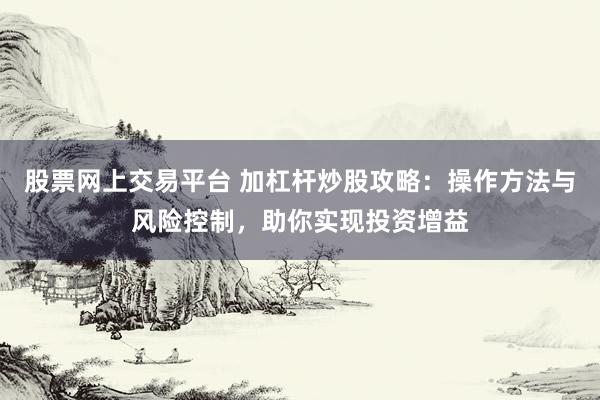 股票网上交易平台 加杠杆炒股攻略：操作方法与风险控制，助你实现投资增益