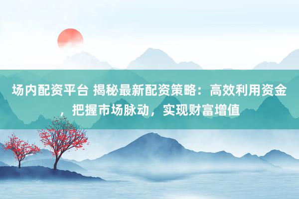 场内配资平台 揭秘最新配资策略：高效利用资金，把握市场脉动，实现财富增值