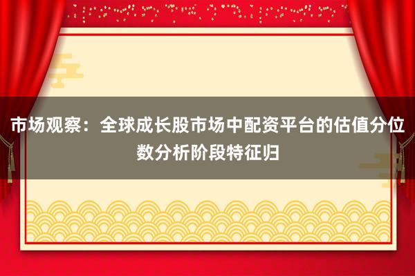 市场观察：全球成长股市场中配资平台的估值分位数分析阶段特征归